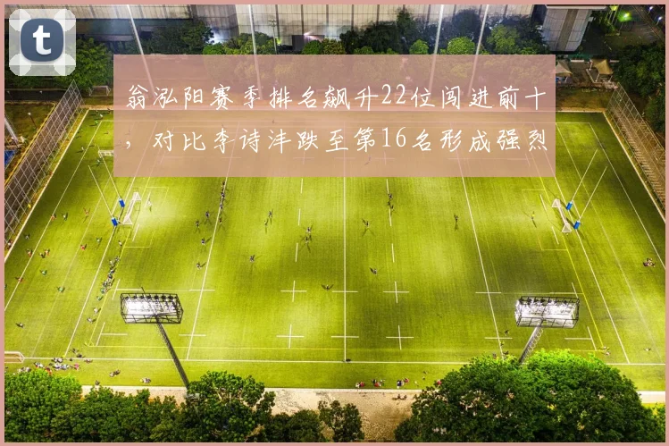 翁泓阳赛季排名飙升22位闯进前十，对比李诗沣跌至第16名形成强烈反差